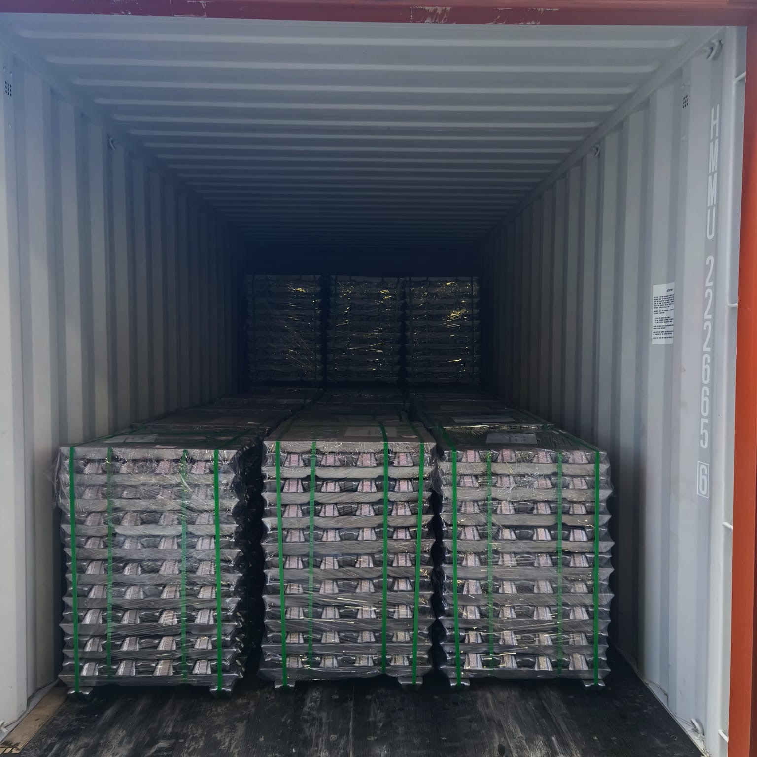 Aluminum Ingots Close-up